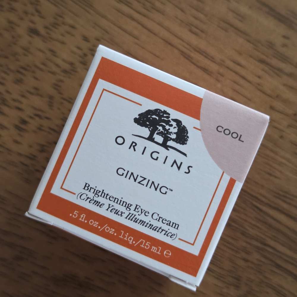 Origins GinZing Brightening Eye Cream - Orange and White